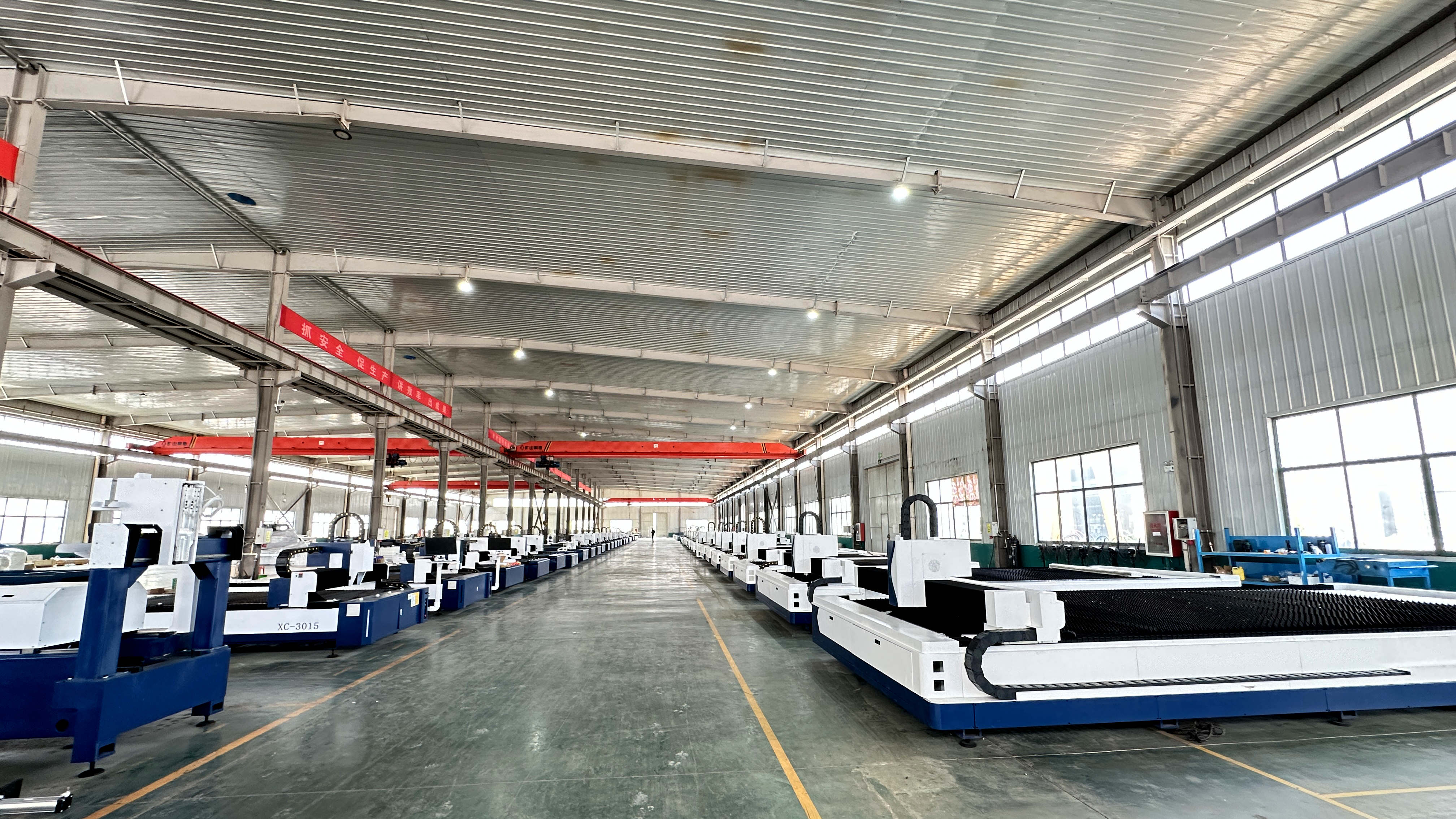 Real Photo of Our Laser Cutting Machine Workshop